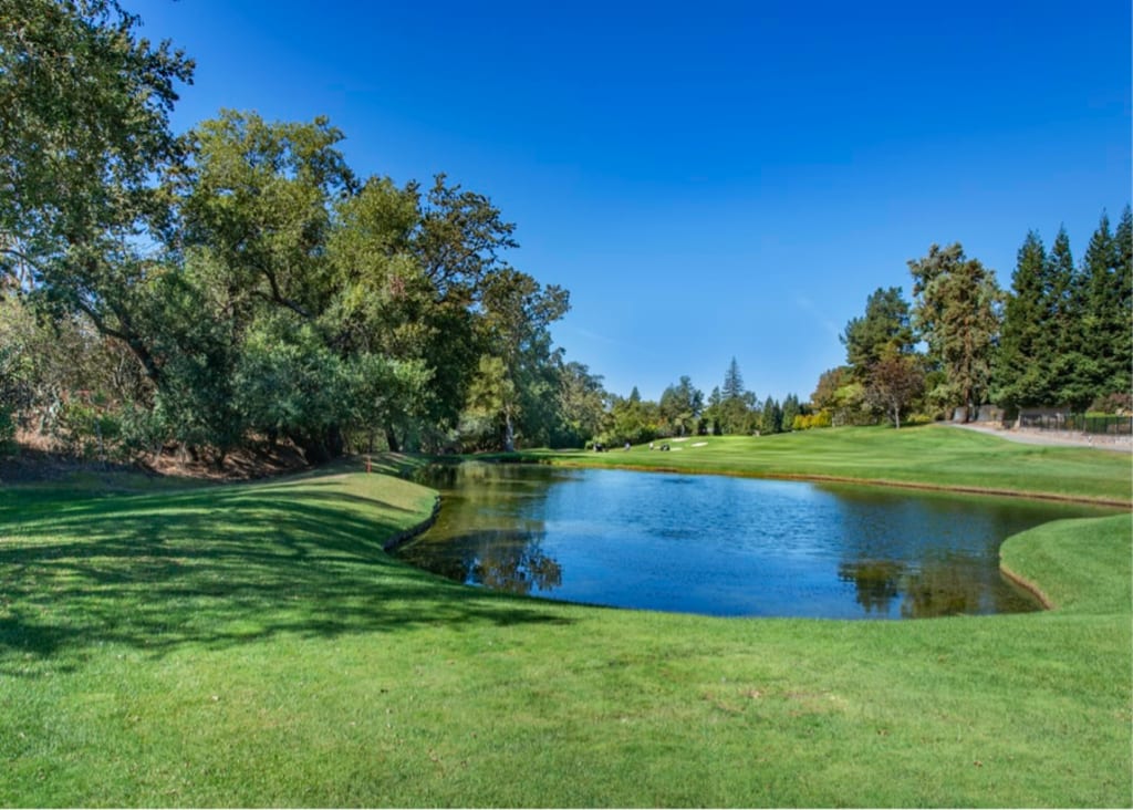 Golfbaan met water